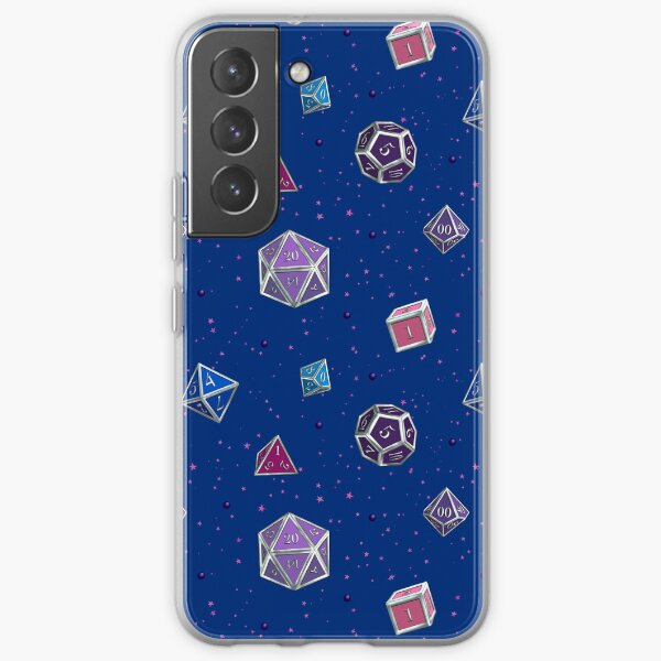 D&D Bisexual Pride Dice Set Samsung Galaxy Soft Case