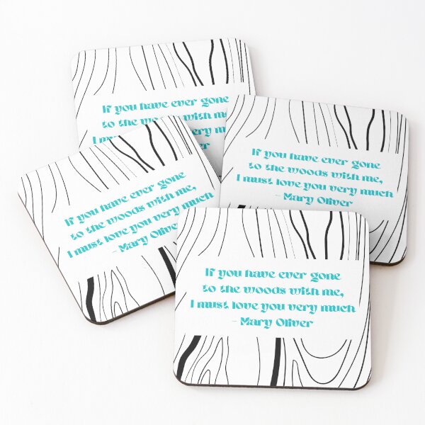 Item preview, The Woods | Mary Oliver designed and sold by ArtistVenus.