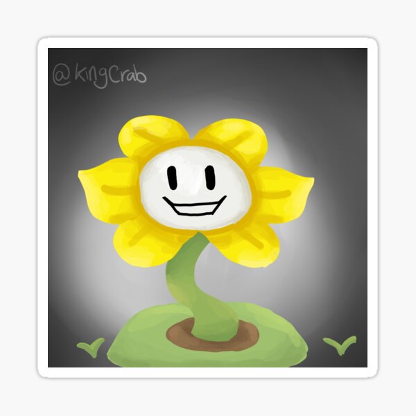 Evil Flowey the Flower Sticker for Sale by Metasaki