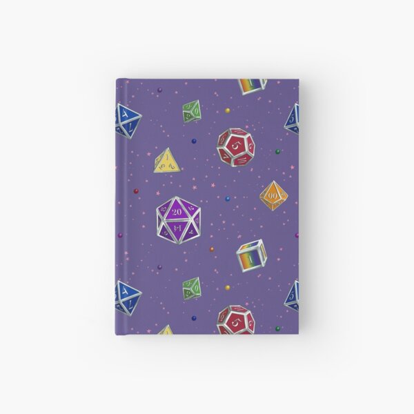 D&D LGBT Pride Dice Set Hardcover Journal
