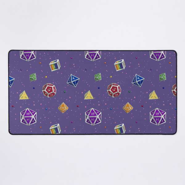D&D LGBT Pride Dice Set Desk Mat