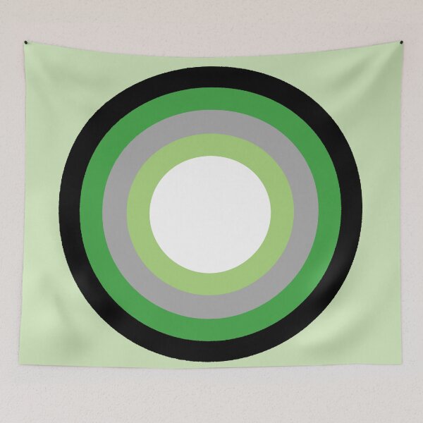 Item preview, Aromantic Pride Flag Circle designed and sold by kiippers.