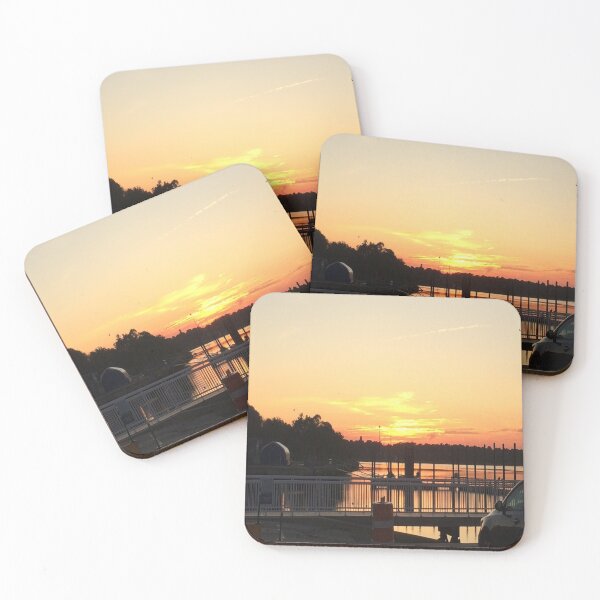 Item preview, Vibrant Summer Sunset at the Bay  designed and sold by CJRPics.