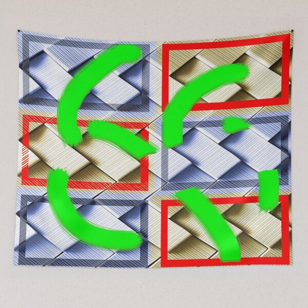 Item preview, Collage with interlocking pattern designed and sold by Ellen Turner.