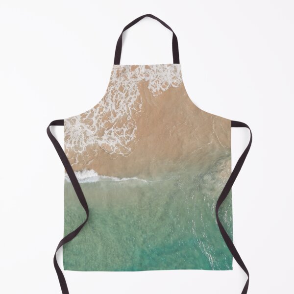 Item preview, /// By the Seashore /// Drone aerial of waves coming into the shoreline in Queensland, Australia designed and sold by Est-Image-Co.