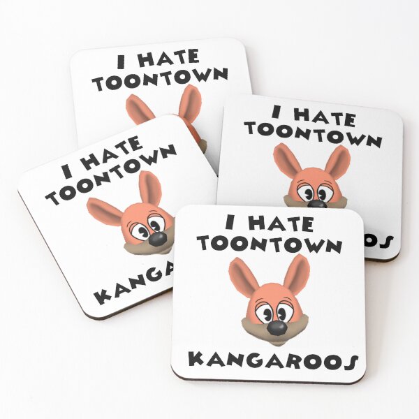 Item preview, I Hate Toontown Kangaroos designed and sold by TooningAround.