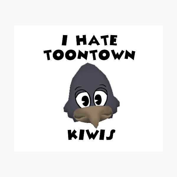 Item preview, I Hate Toontown Kiwis designed and sold by TooningAround.