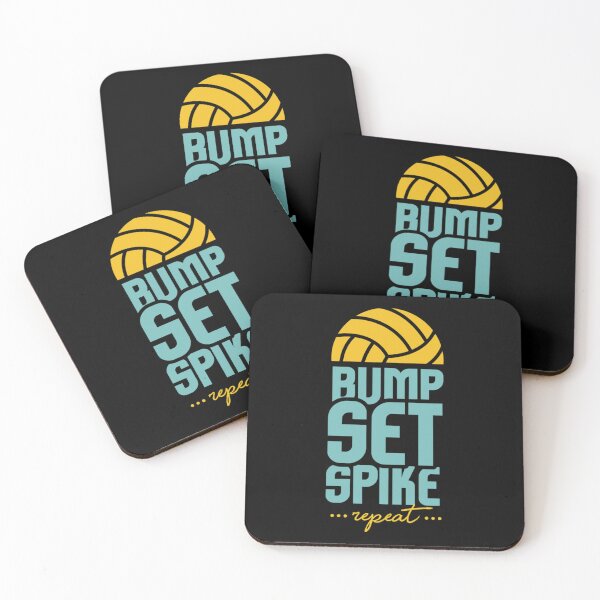 Item preview, Girls Volleyball Bump Set Spike Repeat Classic T-Shirt designed and sold by amberk1cira.
