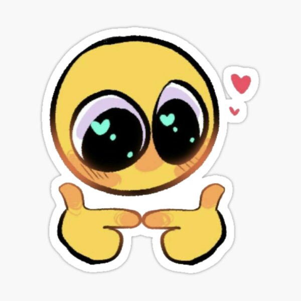 cursed emoji Sticker for Sale by txckyzee in 2023