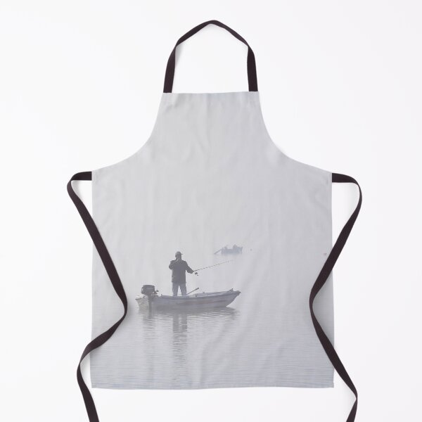 Item preview, fishing on a foggy lake designed and sold by SunnyDesignsCo.