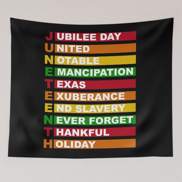 Artikelvorschau, Juneteenth Jubilee Celebration Akronym entworfen und verkauft von blackartmatters.
