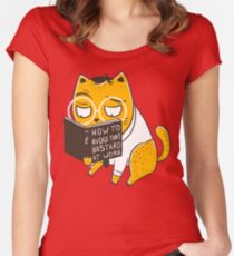 Avoid That Bastard at Work Women's Fitted Scoop T-Shirt