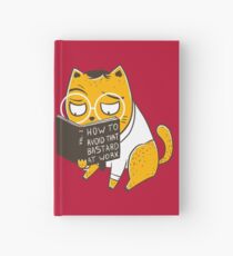 Avoid That Bastard at Work Hardcover Journal