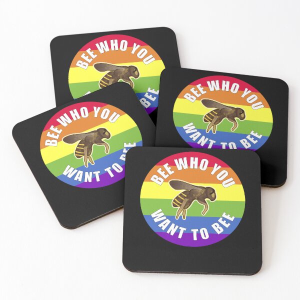 Item preview, Gay Pride Bee Who You Want To Bee designed and sold by artfulnotebook.