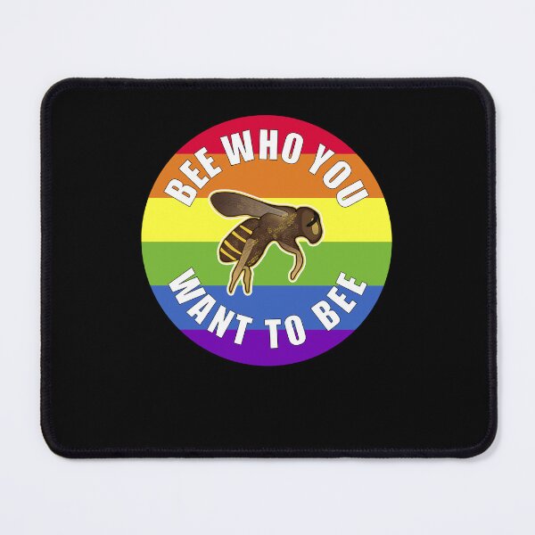 Item preview, Gay Pride Bee Who You Want To Bee designed and sold by artfulnotebook.