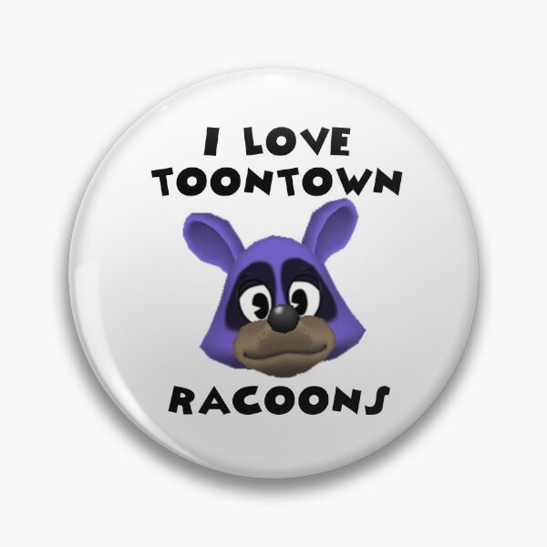 Item preview, I Love Toontown Racoons designed and sold by TooningAround.