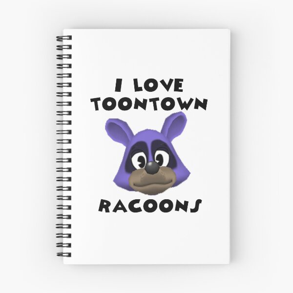 Item preview, I Love Toontown Racoons designed and sold by TooningAround.