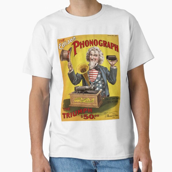 Item preview, EDISON PHONOGRAPH: Vintage Uncle Sam U.S Advertising Print designed and sold by posterbobs.