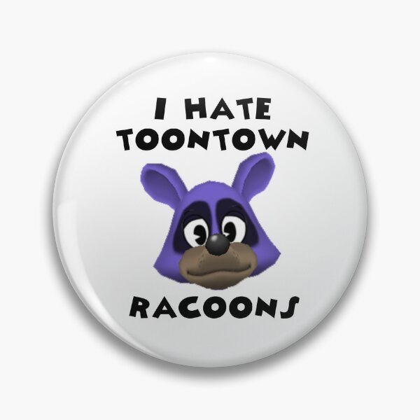 Item preview, I Hate Toontown Racoons designed and sold by TooningAround.
