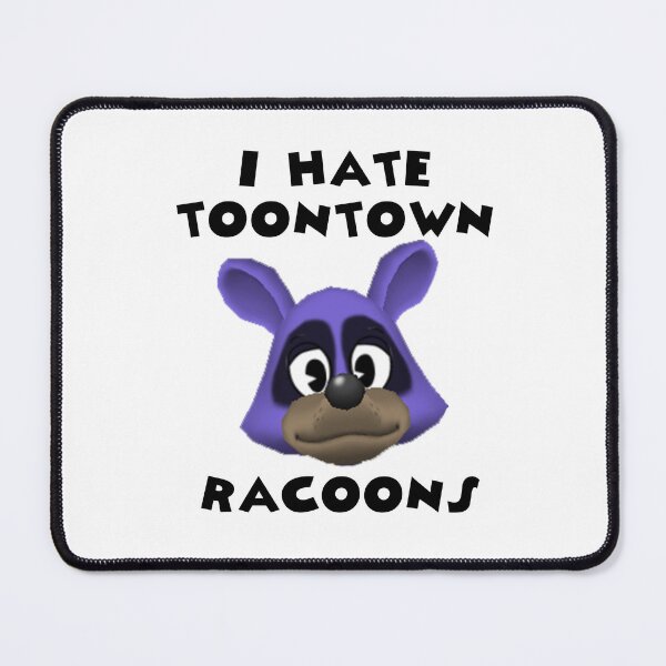 Item preview, I Hate Toontown Racoons designed and sold by TooningAround.