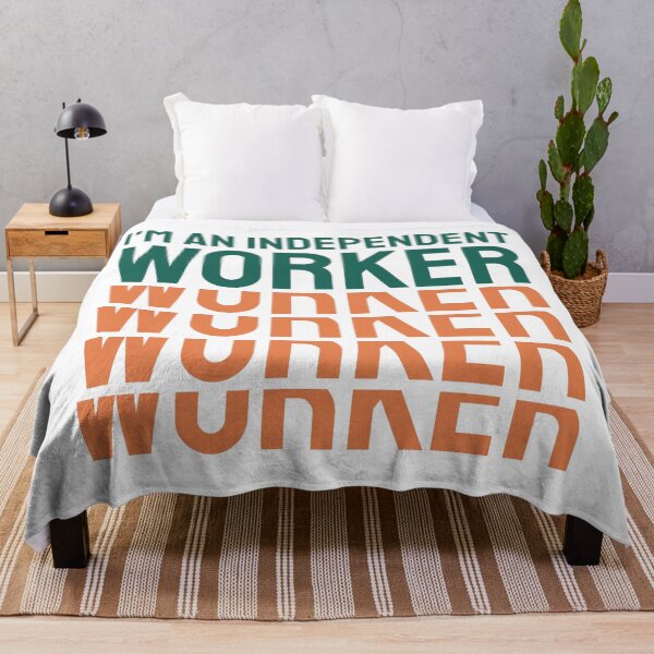 Item preview, Im an Independent Worker, Qute Quote With Retro Design For Workers designed and sold by tee-sh.