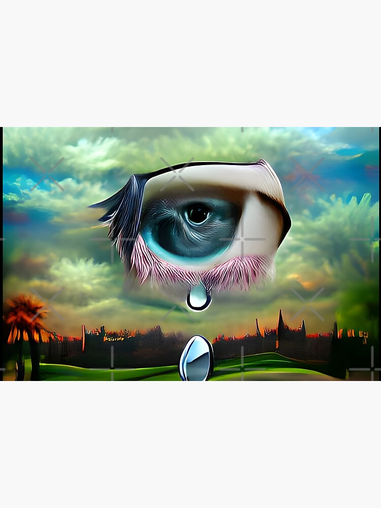 Crying Sky Despair Blue Eye Tears - Surreal by surrealartzone