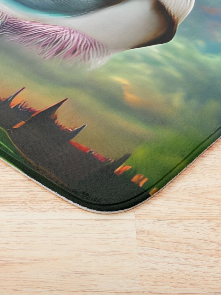 Alternate view of Crying Sky Despair Blue Eye Tears - Surreal Bath Mat