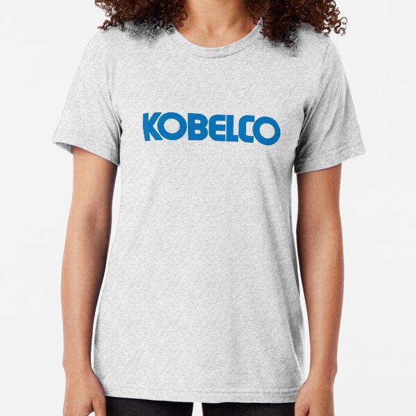 jalanisemua-Kobelco-Construcción-Maquinaria-dongeng Camiseta de tejido mixto
