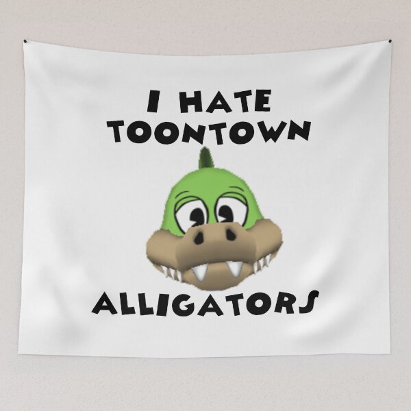 Item preview, I Hate Toontown Alligators designed and sold by TooningAround.