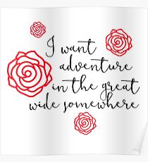 I want adventure Poster