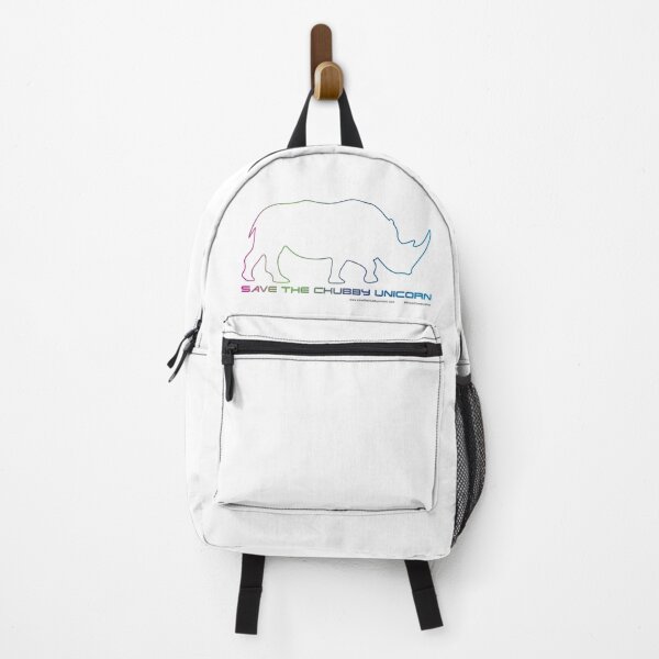 Item preview, Save The Chubby Unicorn Outline designed and sold by Save The Chubby Unicorn #RhinoConservation.