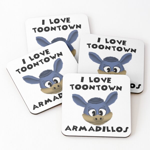 Item preview, I Love Toontown Armadillos designed and sold by TooningAround.