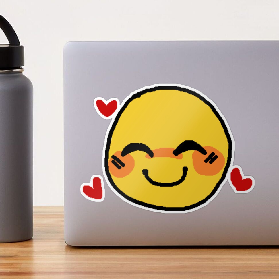 give you all my love - adorable cursed emoji Sticker for Sale by Blue  Pencil