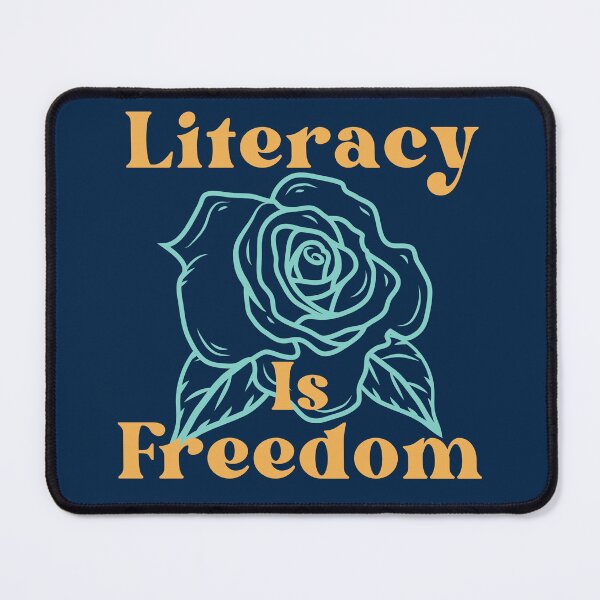Item preview, Literacy is freedom designed and sold by AoSora.