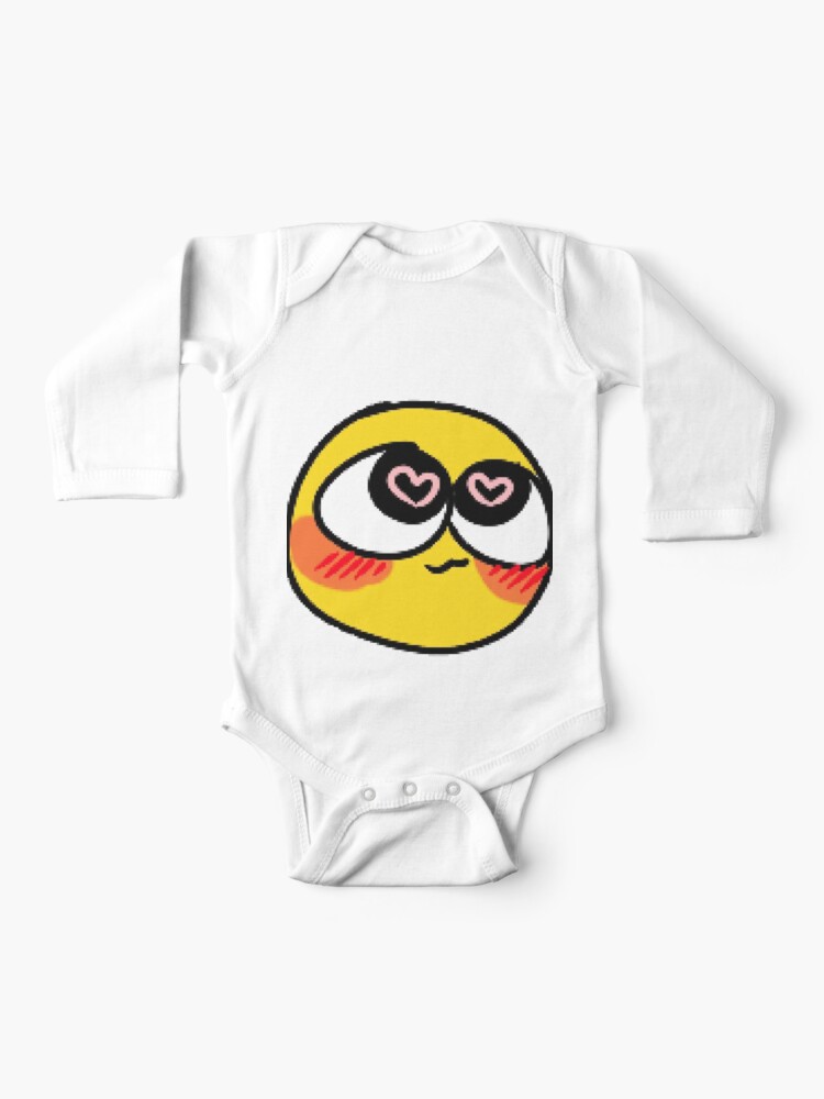 your biggest fan - adorable cursed emoji Baby One-Piece for Sale