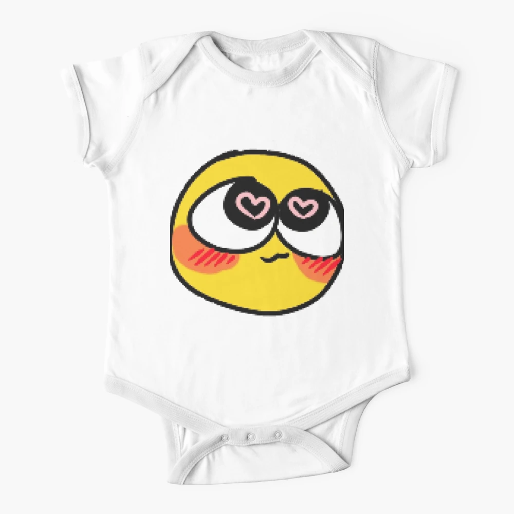 your biggest fan - adorable cursed emoji Baby One-Piece for Sale by Blue  Pencil