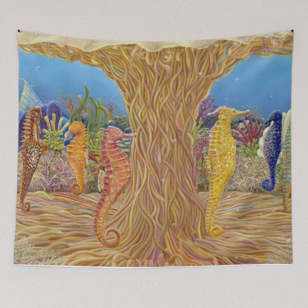 Item preview, Seahorse Carousel..........Fantasy under the wondrous sea. designed and sold by RealZeal.