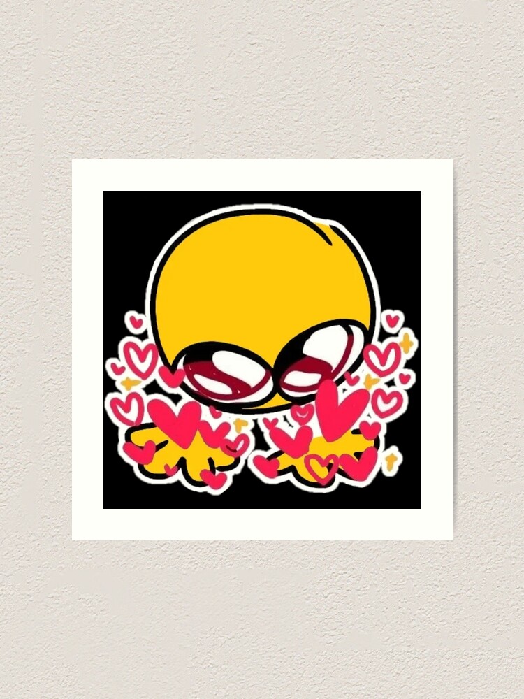 joy and love - adorable cursed emoji Sticker for Sale by Blue Pencil