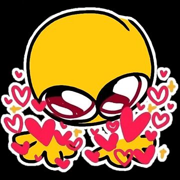 WUV YOU SO MUCH ! - adorable cursed emoji Sticker for Sale by Blue Pencil