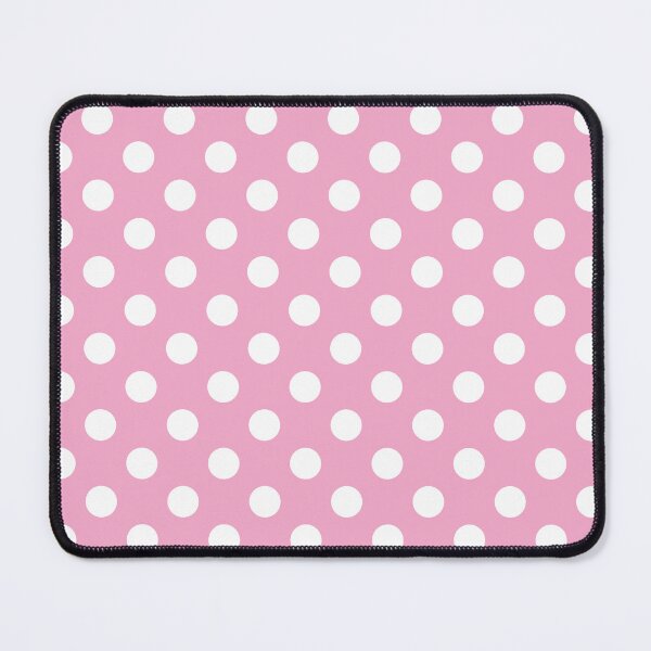 Item preview, White Polka Dots - Pink Background designed and sold by burbankdesigns.