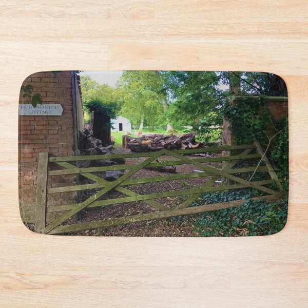 M.I. #244 |☼| Laying Logs Beyond The Leaning Barrier (Elsham Hall, Gardens & Country Park) Bath Mat