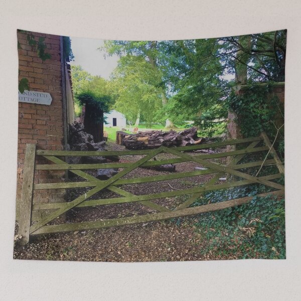 Item preview, #244 |☼| Laying Logs Beyond The Leaning Barrier (Elsham Hall, Gardens & Country Park) designed and sold by Naean H.F. (Nez Man).