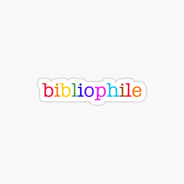Rainbow Bibliophile Sticker
