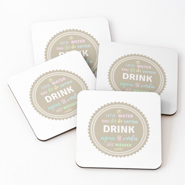 Item preview, Water in multiple languages designed and sold by wildpiksel.