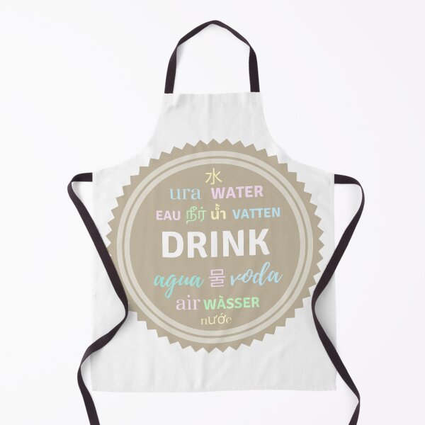 Item preview, Water in multiple languages designed and sold by wildpiksel.