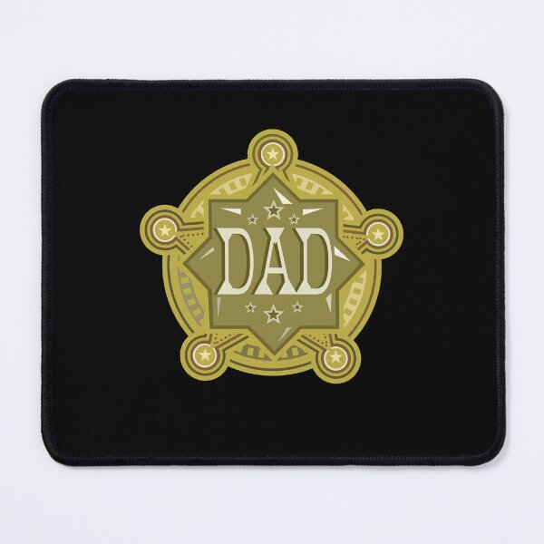 Item preview, Gifts for Dads Father's Day Funny Sheriff Badge designed and sold by Crow and Monkey.