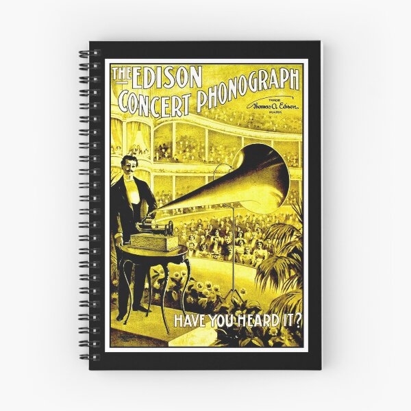 Item preview, EDISON CONCERT PHONOGRAPH: Vintage Performing Advertising Print designed and sold by posterbobs.