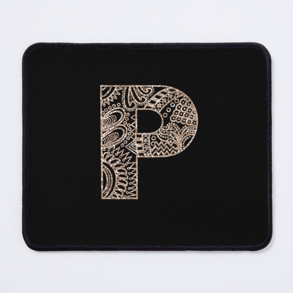 Item preview, Floral Mandala Monogram P| Mandala Monogram P designed and sold by ModernStyleBoho.