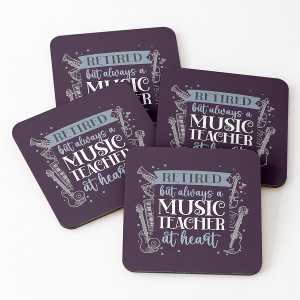Item preview, Retired but always a Music Teacher at Heart  designed and sold by edwinvisuals.