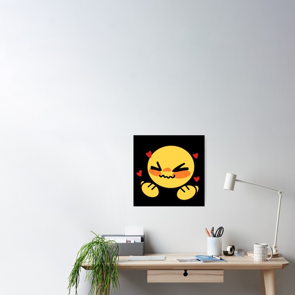 WUV YOU SO MUCH ! - adorable cursed emoji Sticker for Sale by Blue Pencil